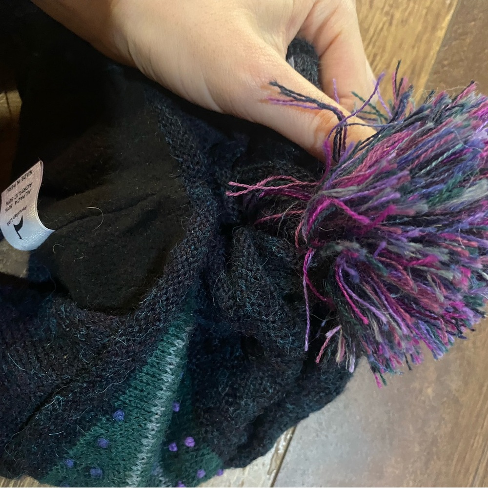 Alpaca Knit Hat with Earflaps - Picture 4 of 4
